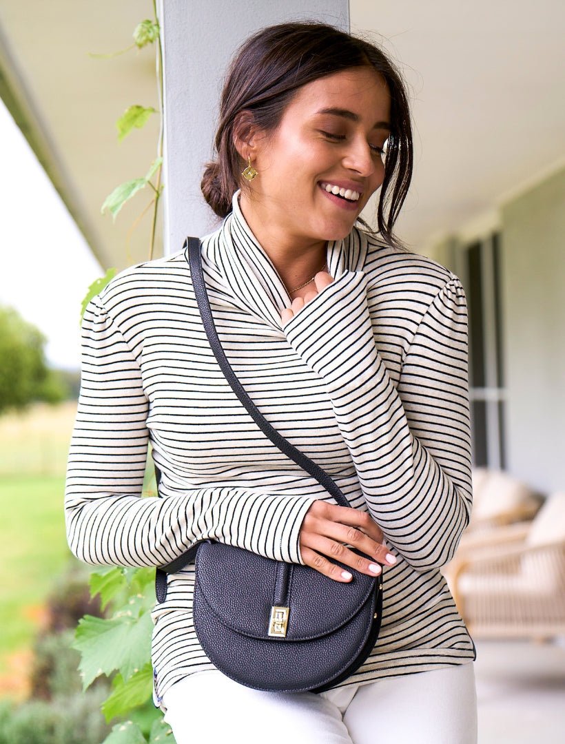 Dhalia Roll Neck Oatmeal - FINAL SALE - Zjoosh