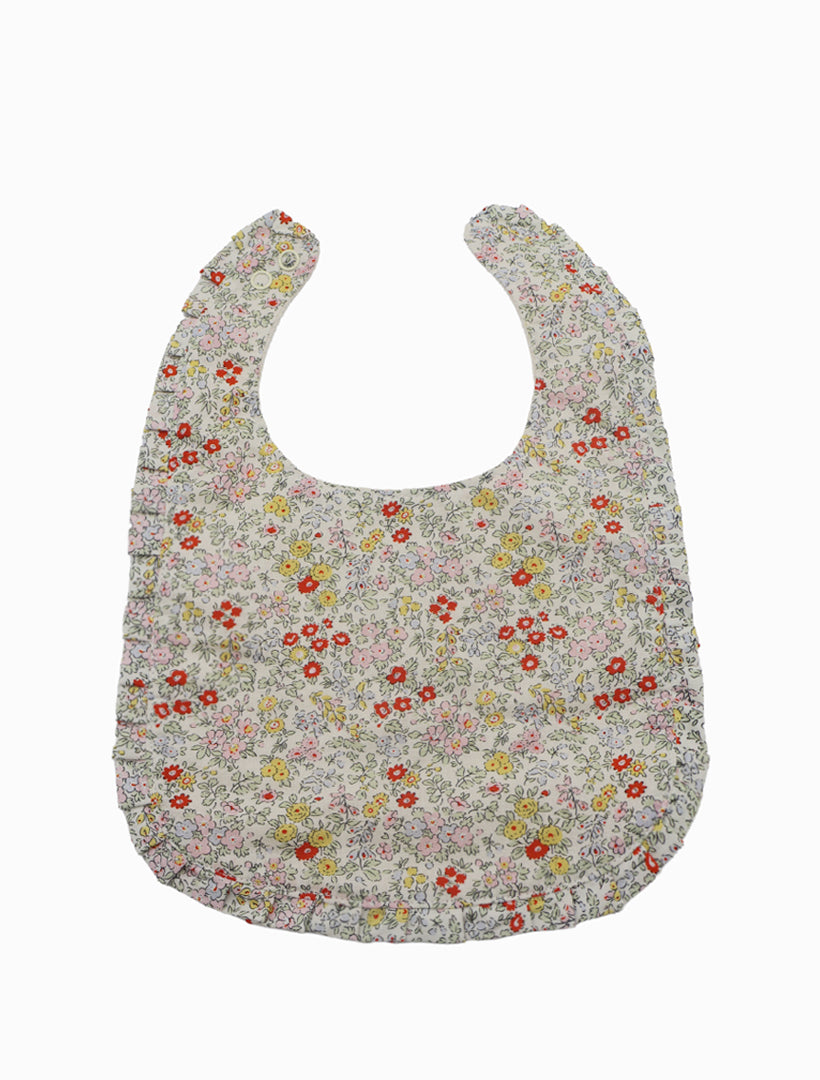 Ditsy Bib White