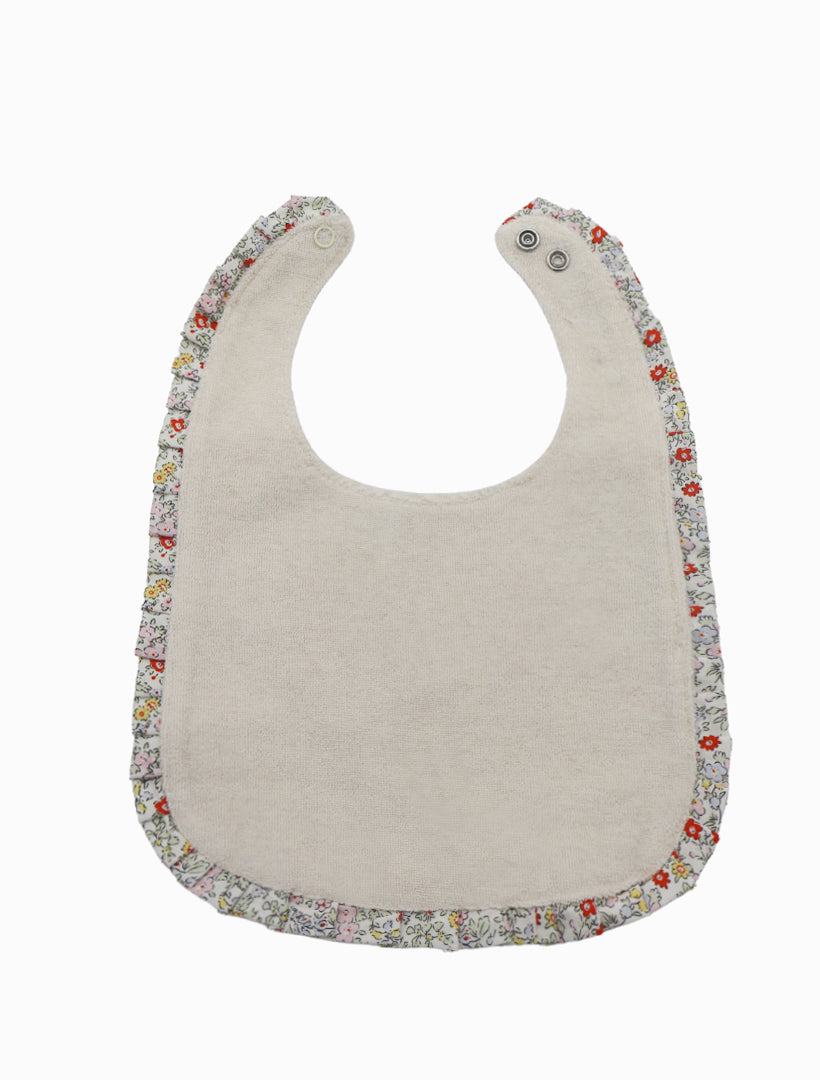 Ditsy Bib White