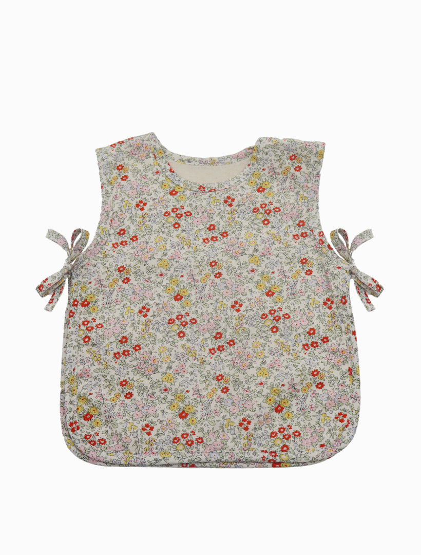 Ditsy Pinnie White