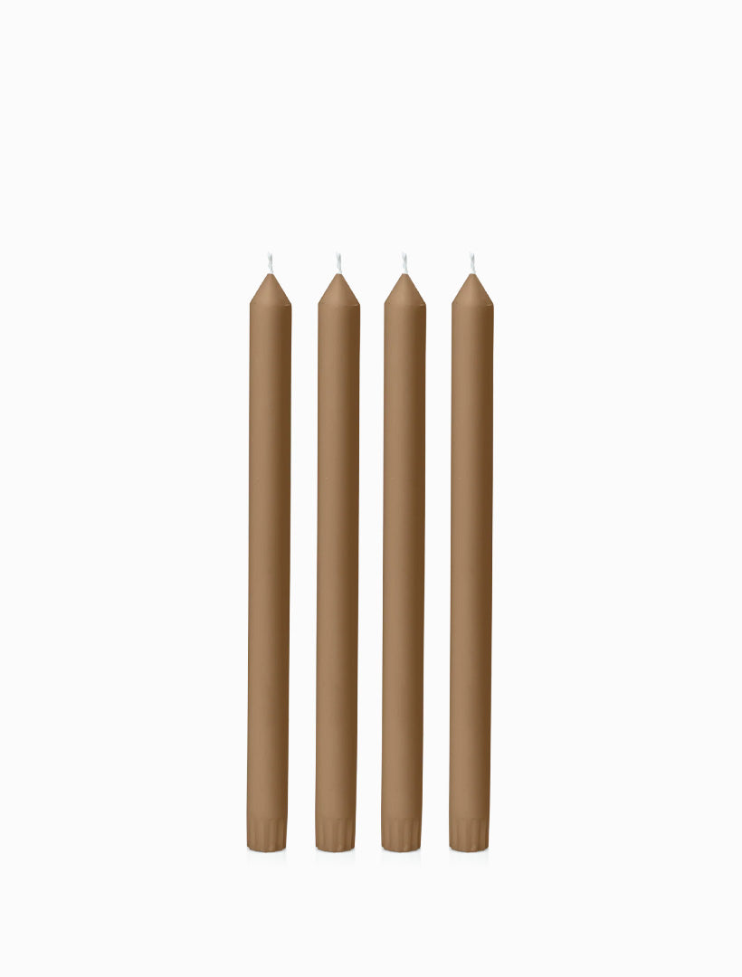 Tiramisu 30cm Dinner Candle pack of 4 Tiramisu 30cm