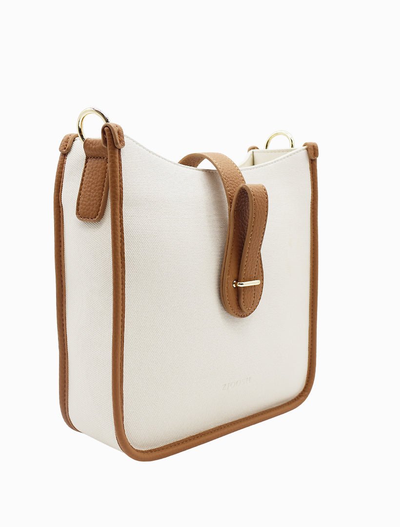 Dominic Max Canvas Bag White - Zjoosh