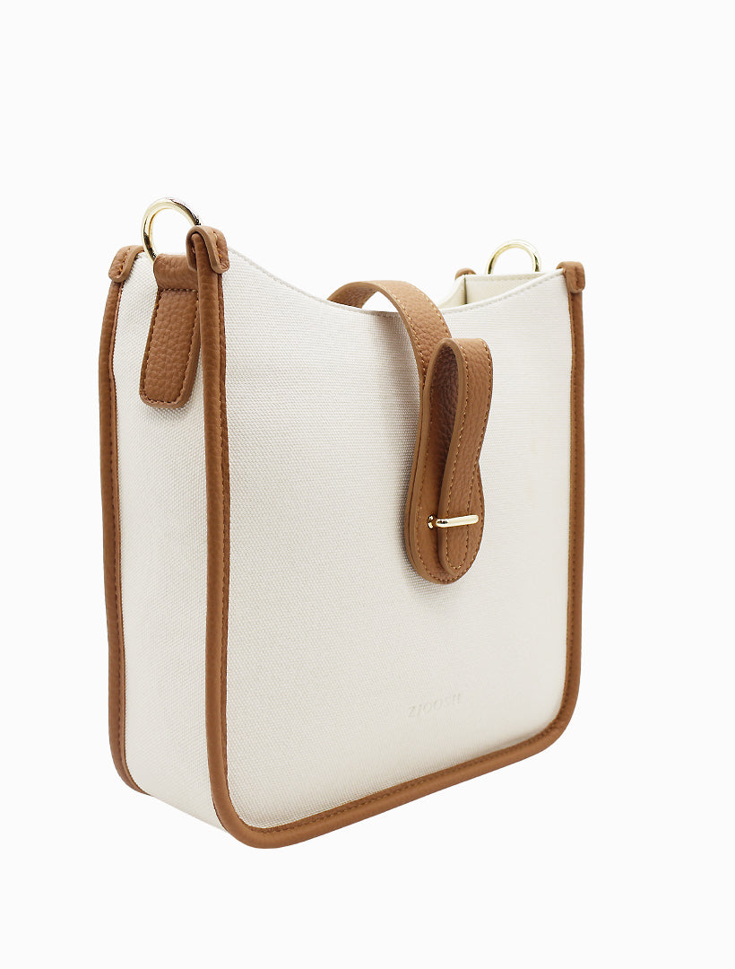 Dominic Max Canvas Bag White