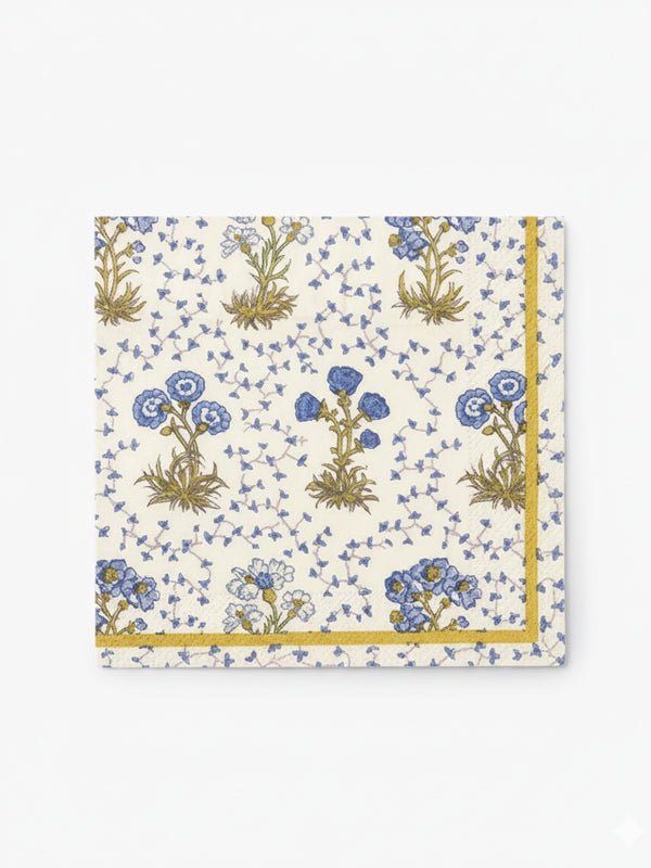 Eastern Influence Semis de Fleurs Lunch Napkins - Zjoosh