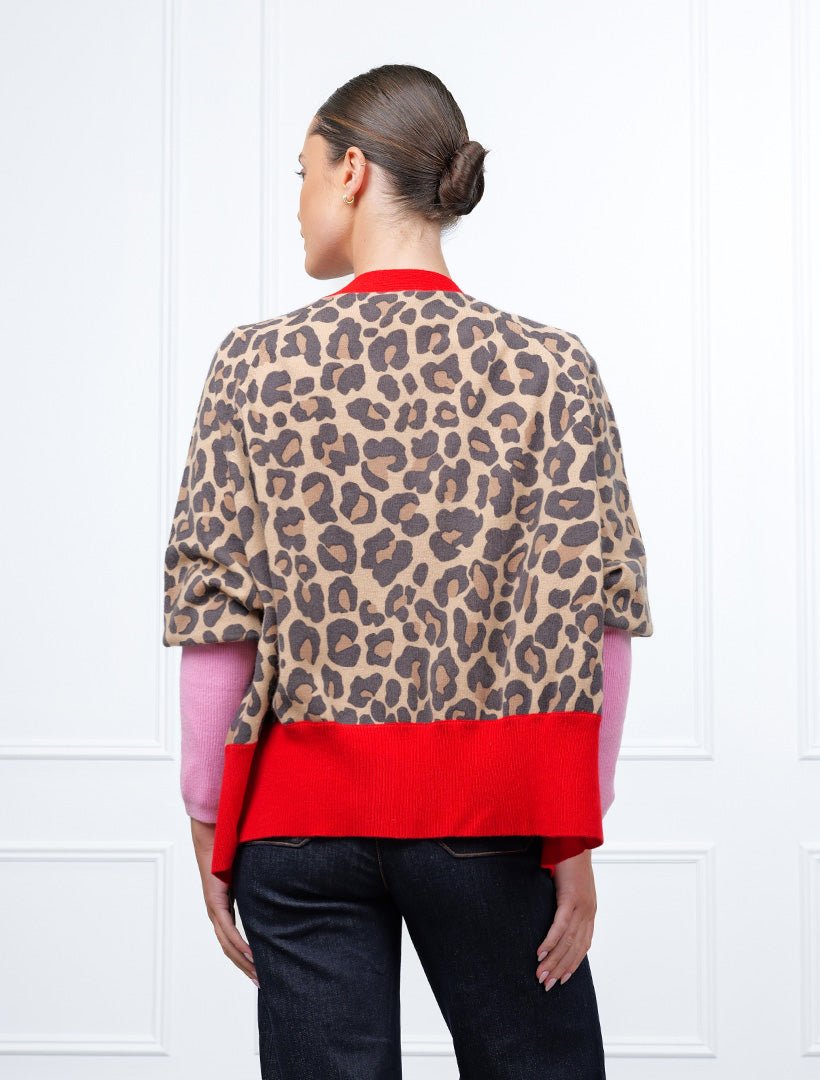 Eddie Cardigan Leopard Free Size - Zjoosh