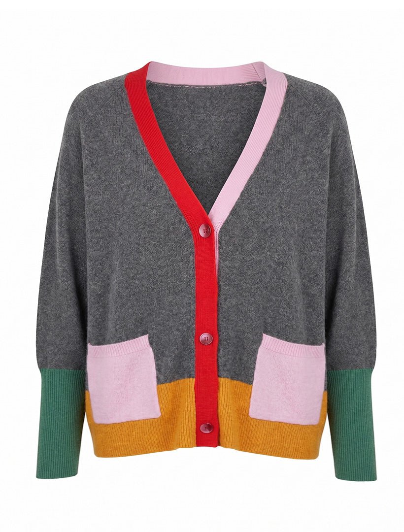 Eddie Cardigan Multi Coloured Free Size - Zjoosh