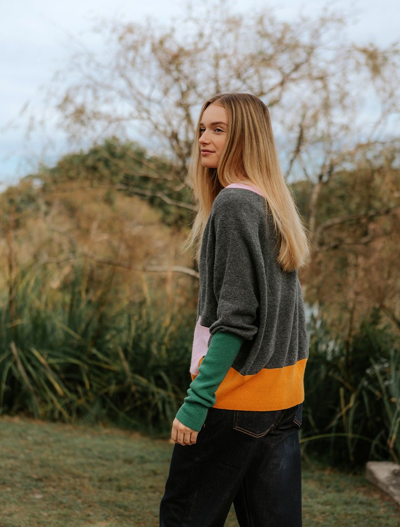 Eddie Cardigan Multi Coloured Free Size - Zjoosh