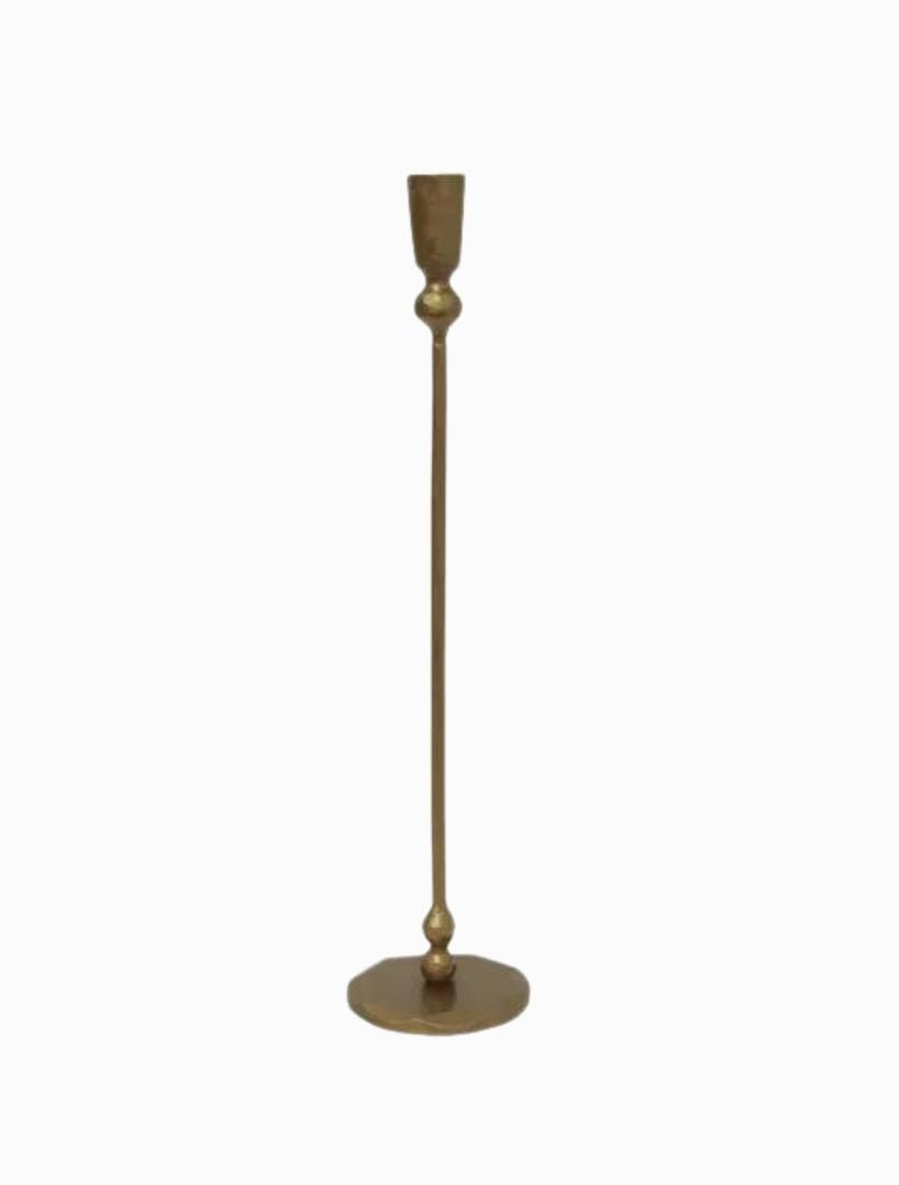 Eddie Gold Candleholder Large - Zjoosh