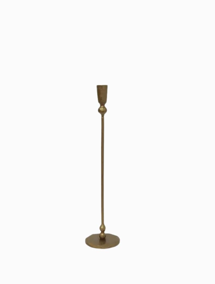 Eddie Gold Candleholder Medium - Zjoosh