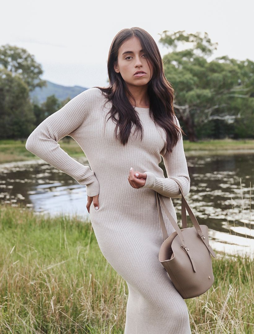 Beige Knit Dress | Explore Zjoosh Beige Knit Dress | Explore Zjoosh