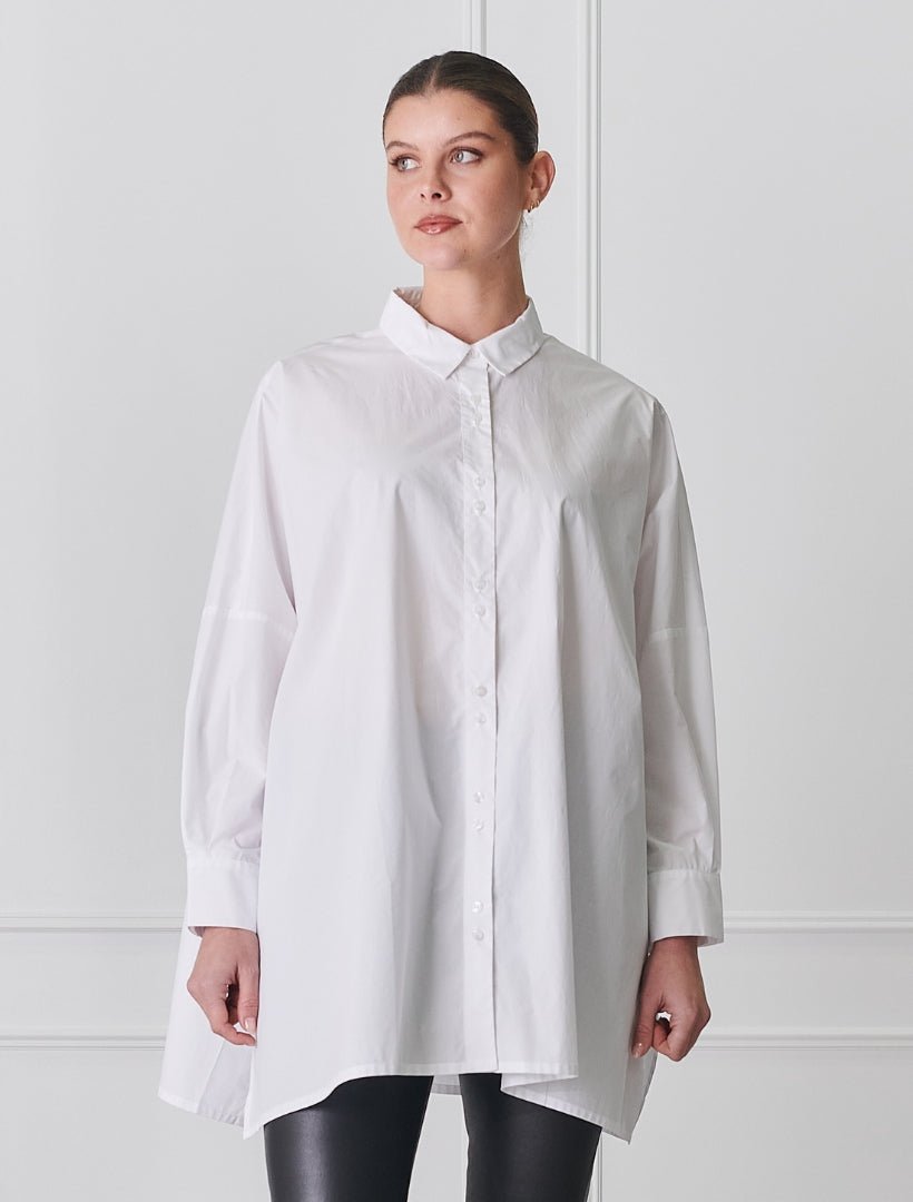 Emmanuella Shirt White - Zjoosh
