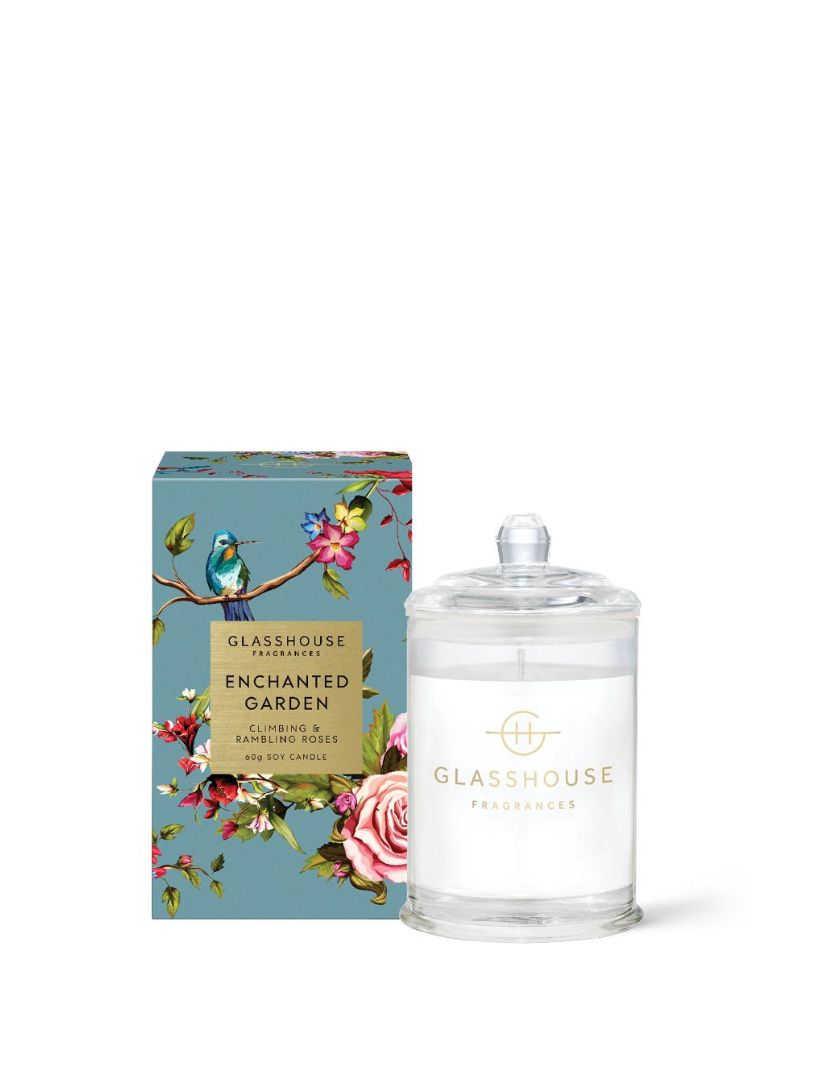 Glasshouse Fragrances Enchanted Garden Mini Candle 60g