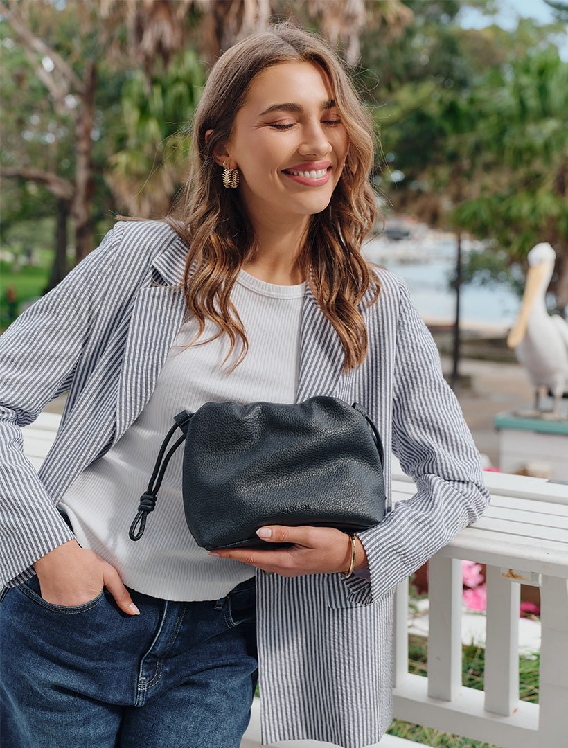 Ernie Cross Body Bag Navy - FINAL SALE - Zjoosh
