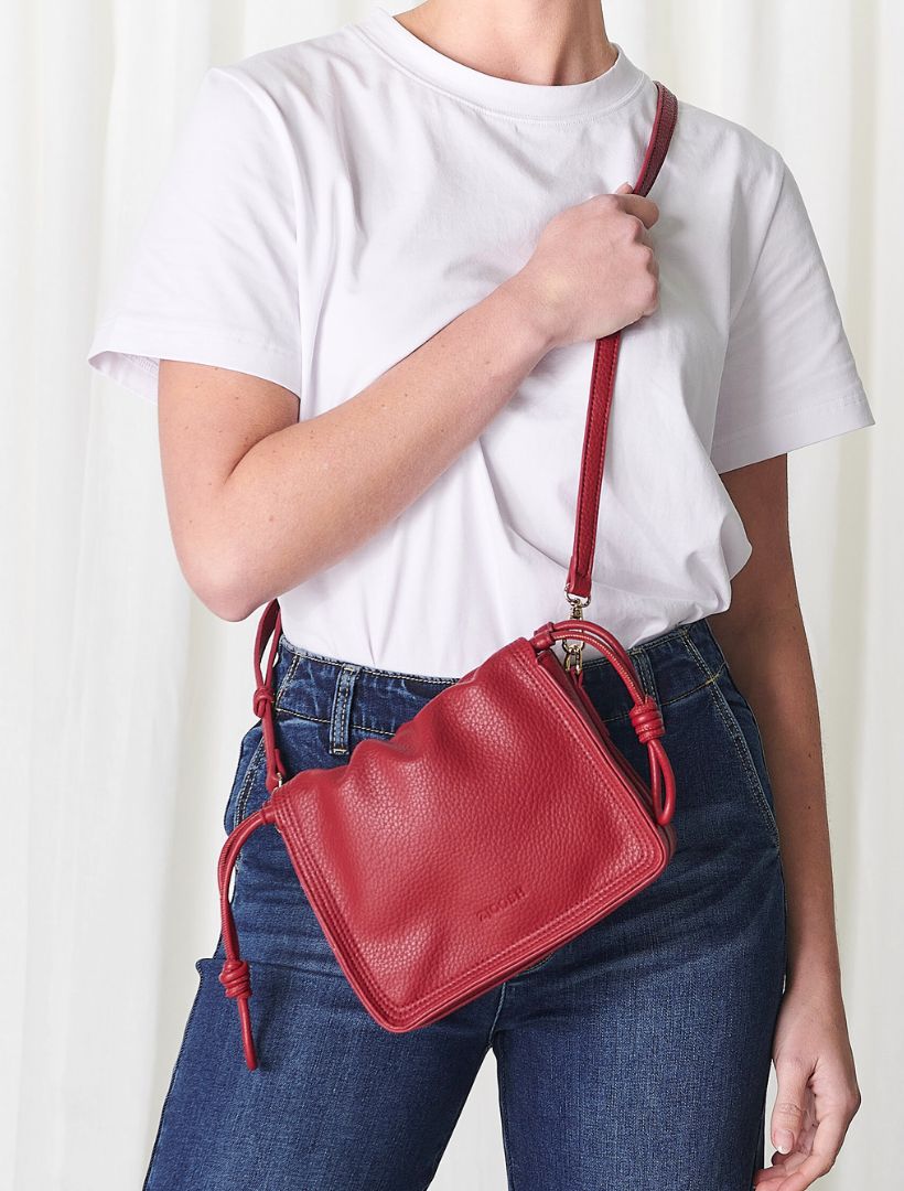 Ernie Cross Body Bag Red - Zjoosh