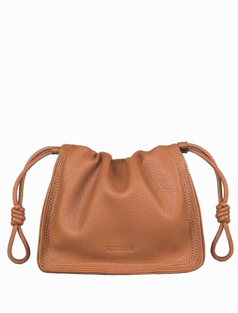 Ernie Cross Body Bag Tan - Zjoosh