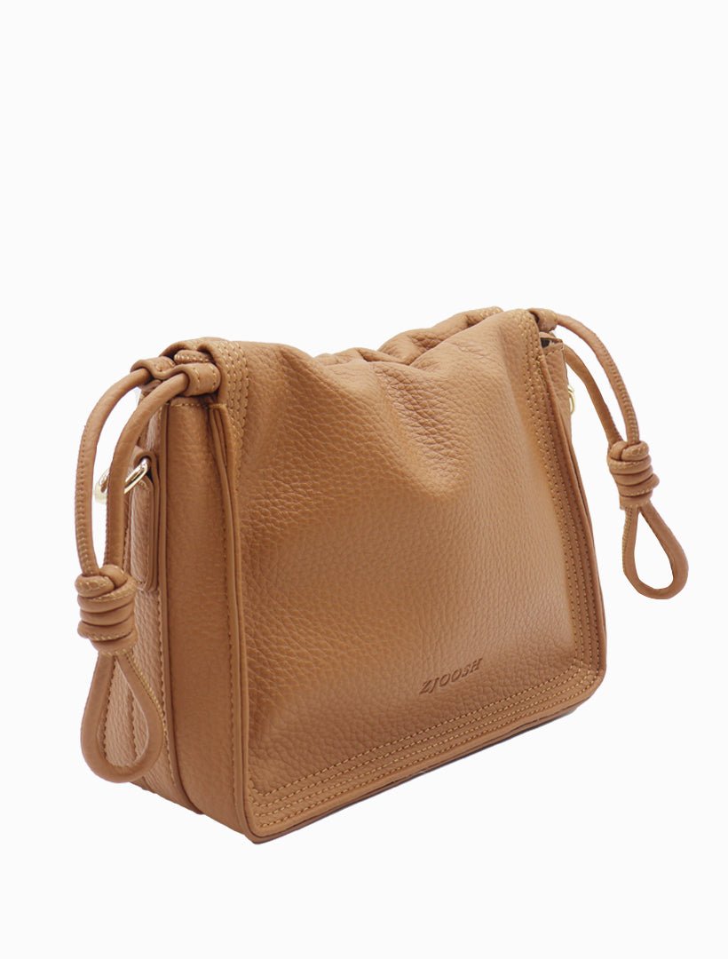 Ernie Cross Body Bag Tan - Zjoosh