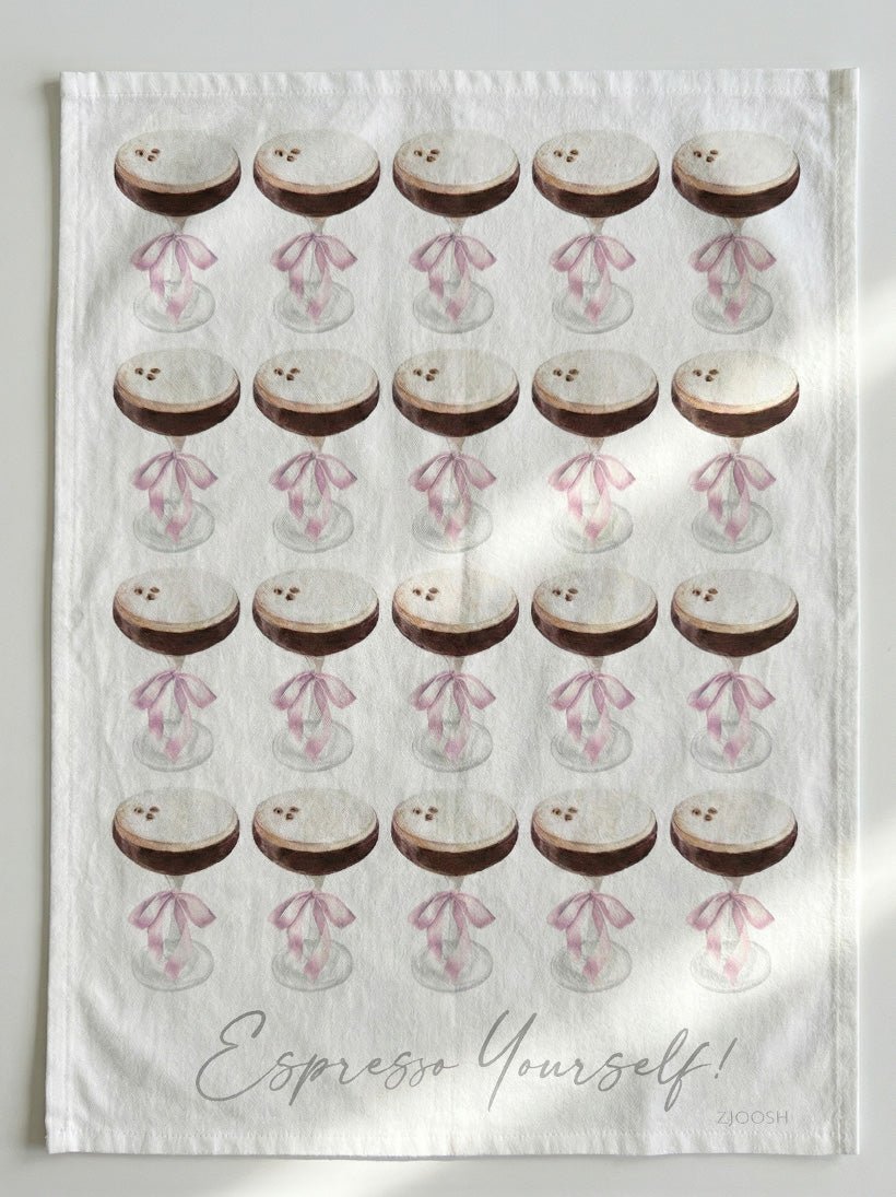 Espresso Yourself Tea Towel - Zjoosh