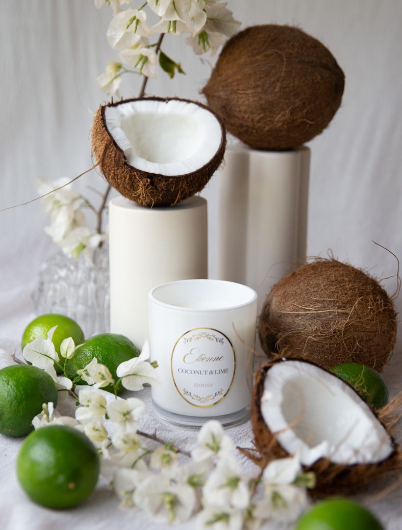 Zjoosh Candle Etienne Coconut &amp; Lime