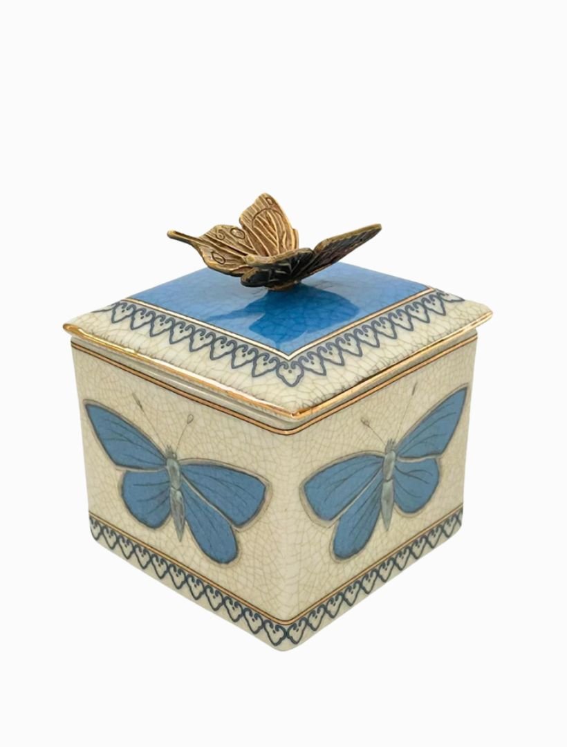 Exotico Trinket Box Mariposa Blue - Zjoosh