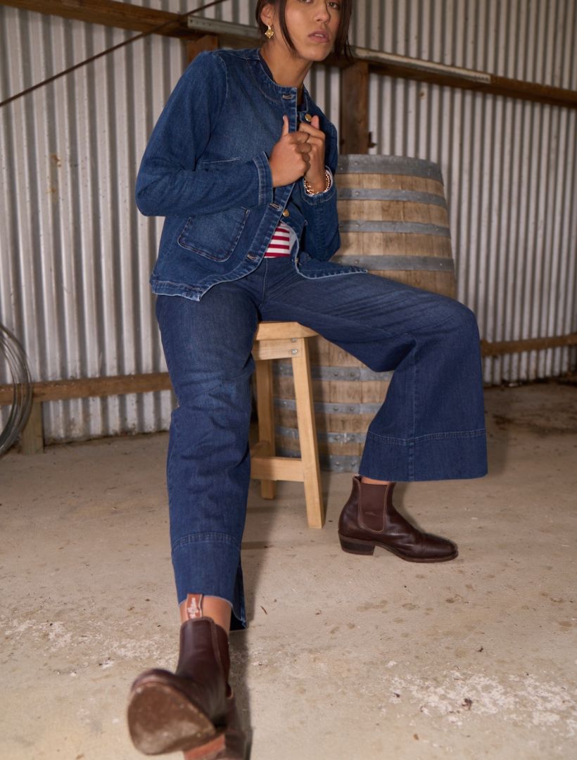 Farrah Denim Jean Dark Indigo - Zjoosh