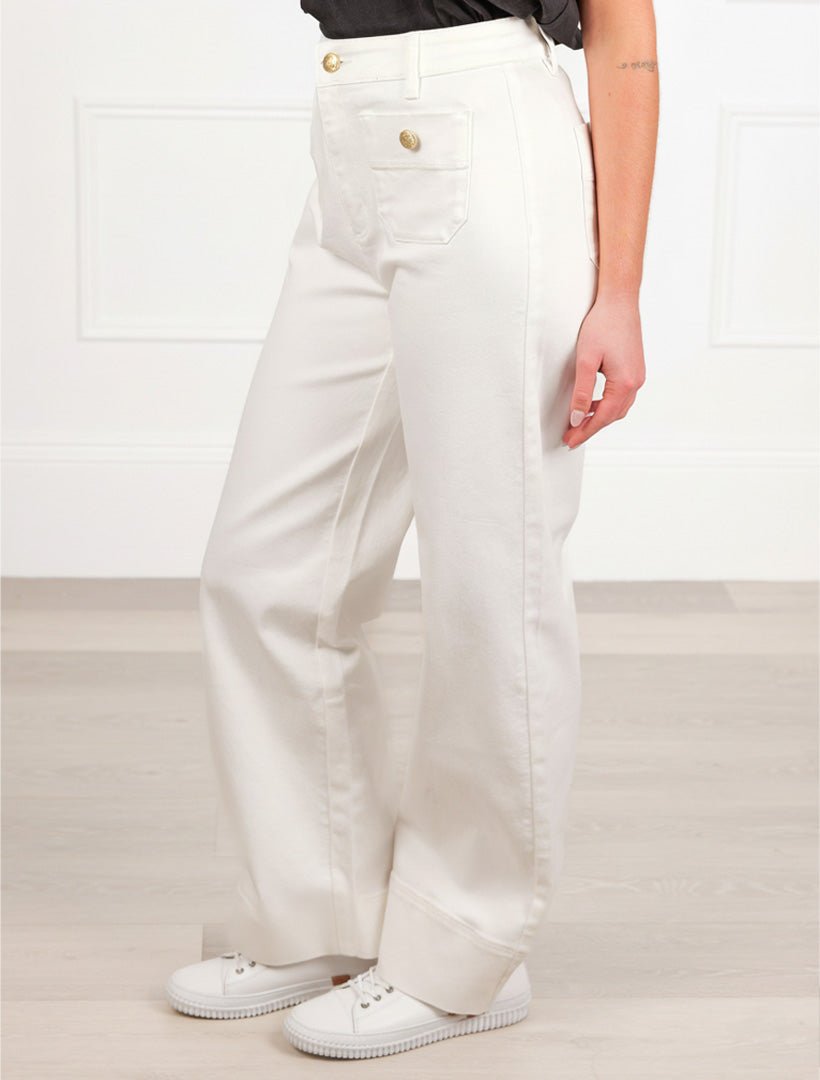 Farrah Denim Jean White - Zjoosh
