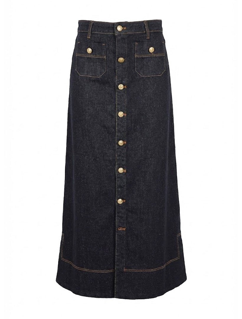 Farrah Maxi Skirt Ink - Zjoosh