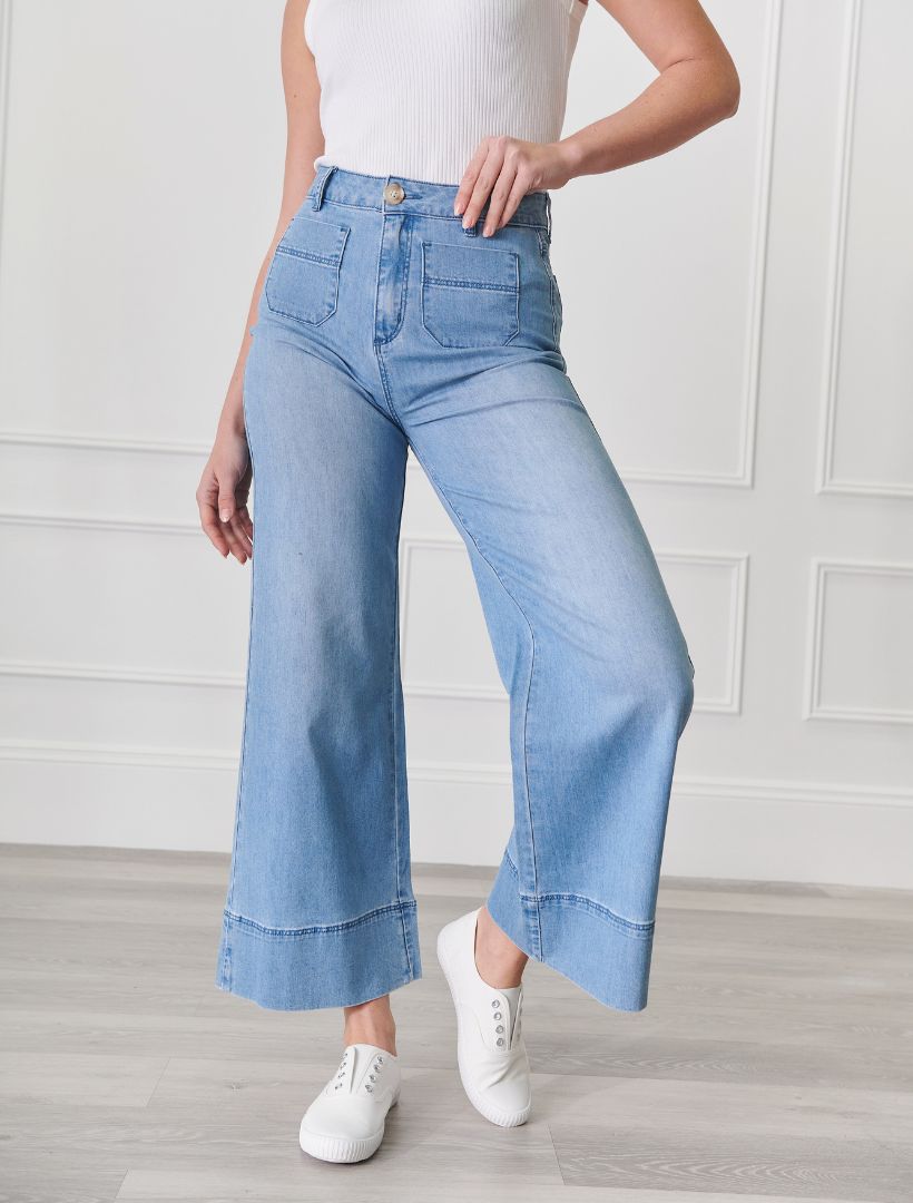 Farrah Summer Wash Denim Jeans - Zjoosh