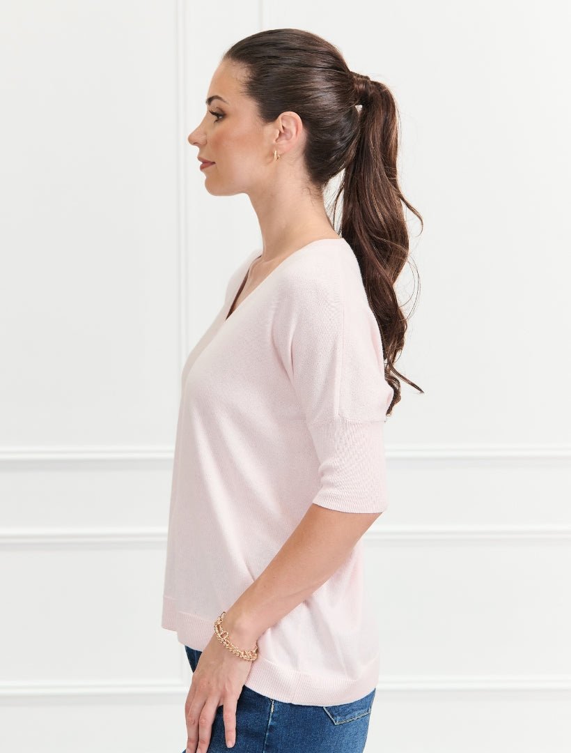Felicity Knit Jumper Pink - FINAL SALE - Zjoosh