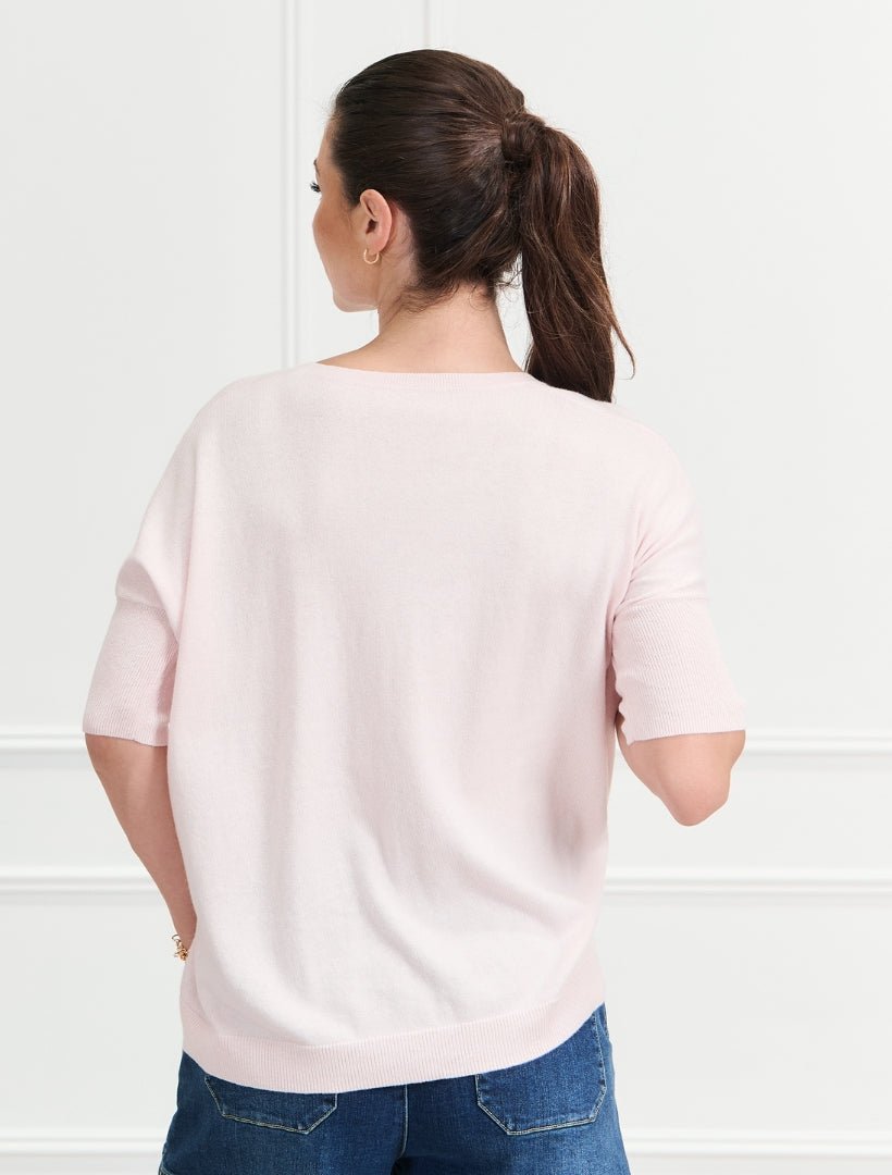 Felicity Knit Jumper Pink - FINAL SALE - Zjoosh