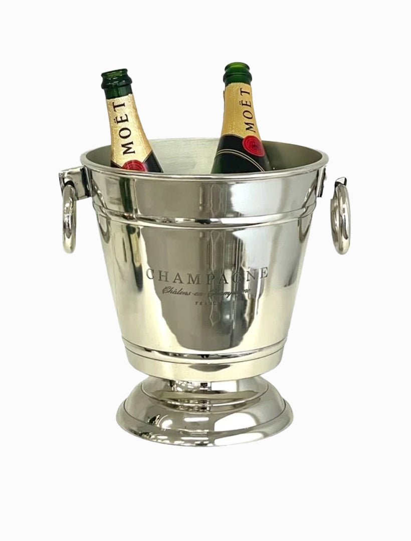 Footed Champagne Bucket Nickel - Zjoosh