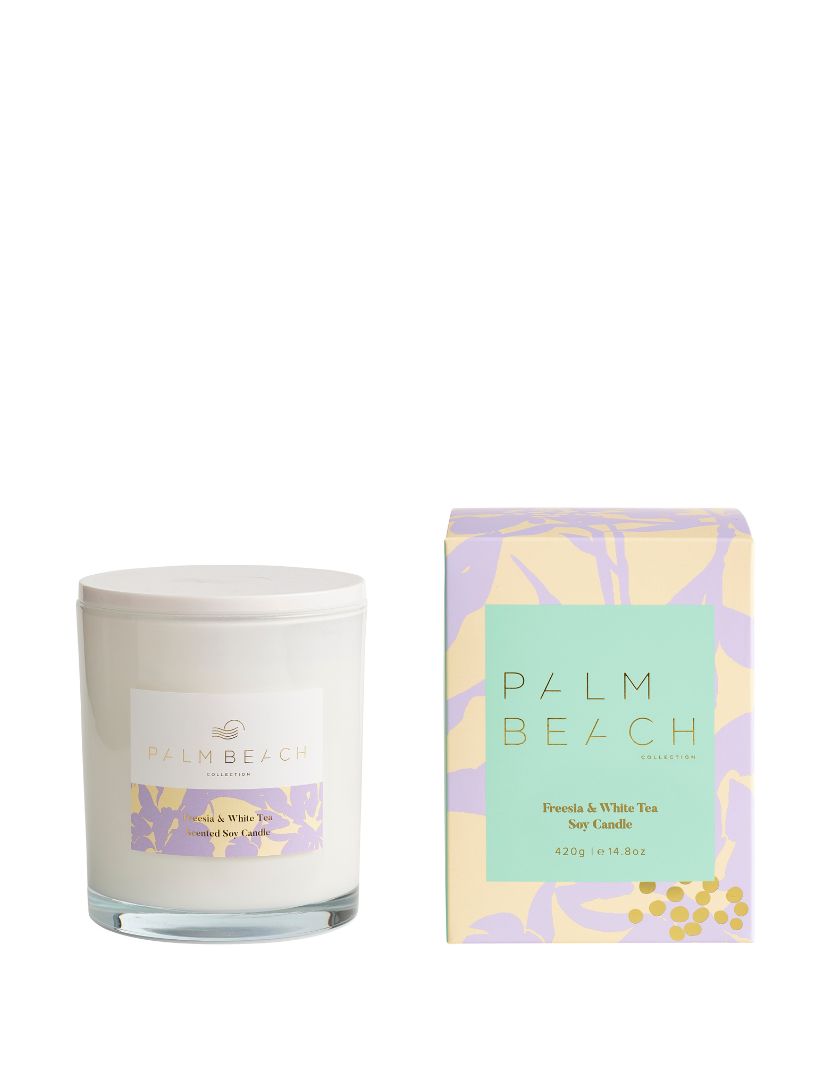 Palm Beach Freesia and White Tea Candle 420G