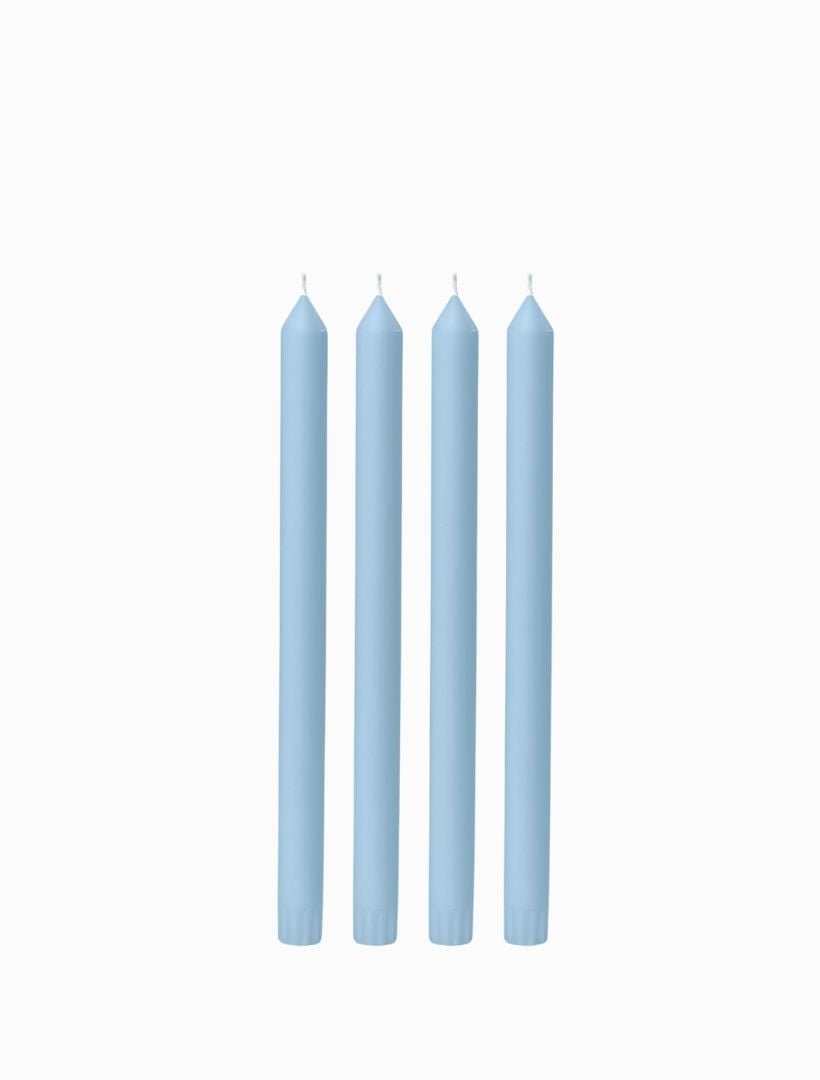 French Blue 30cm Dinner Candle (Pack of 4) - Zjoosh