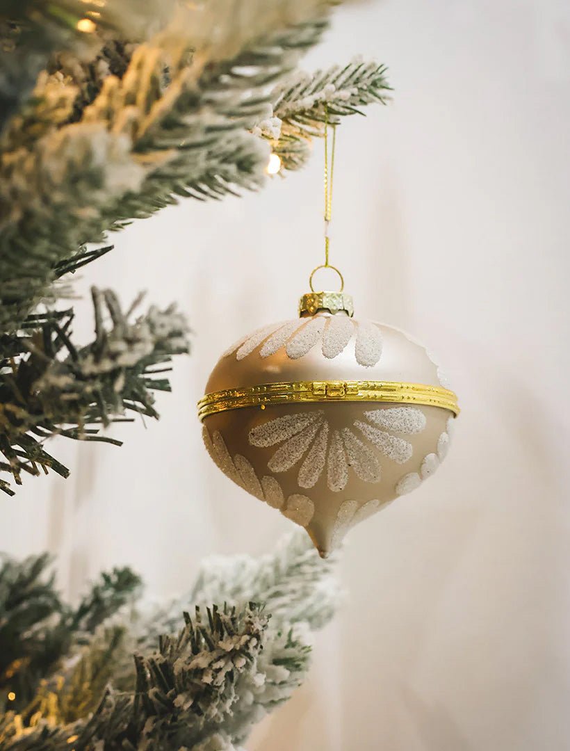 Frosted Treasure Inside Bauble - FINAL SALE - Zjoosh