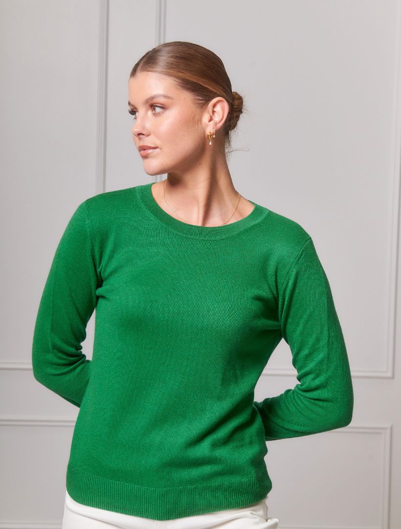 The Gala Knit Green