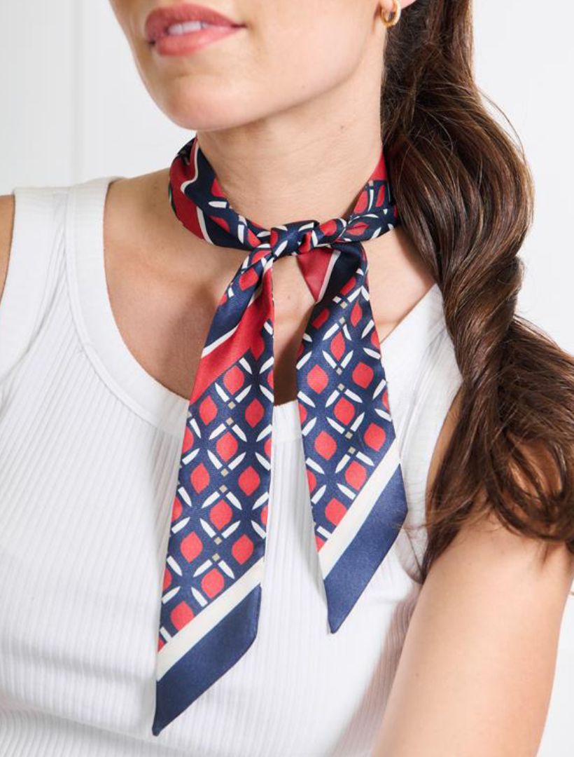 Geometric Narrow Scarf - Zjoosh