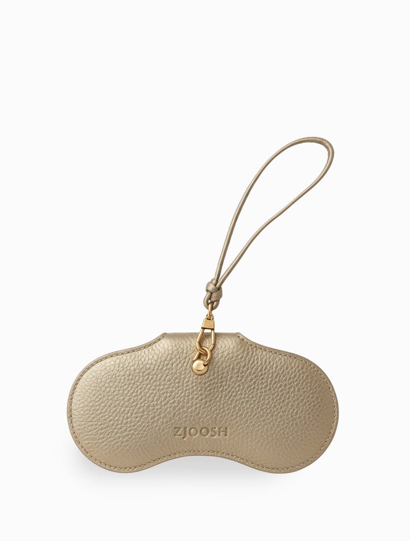 Gigi Glasses Case Gold - Zjoosh