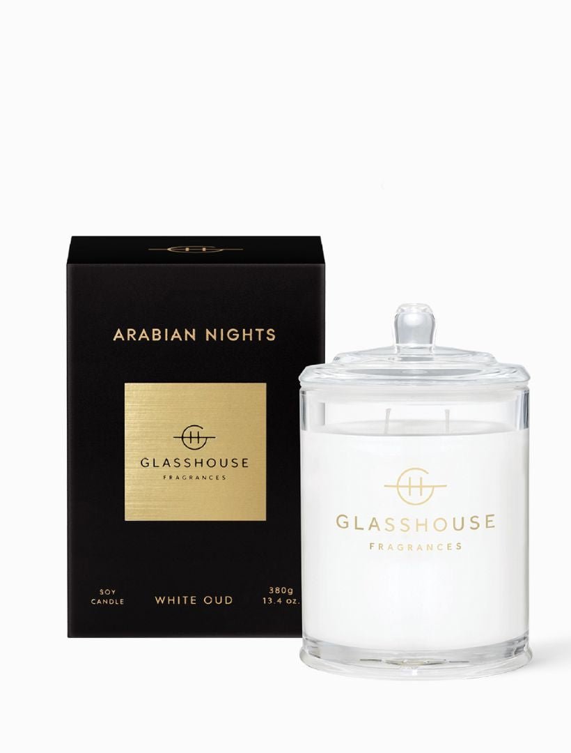 Glasshouse Fragrances Arabian Nights Candle 380G - Zjoosh