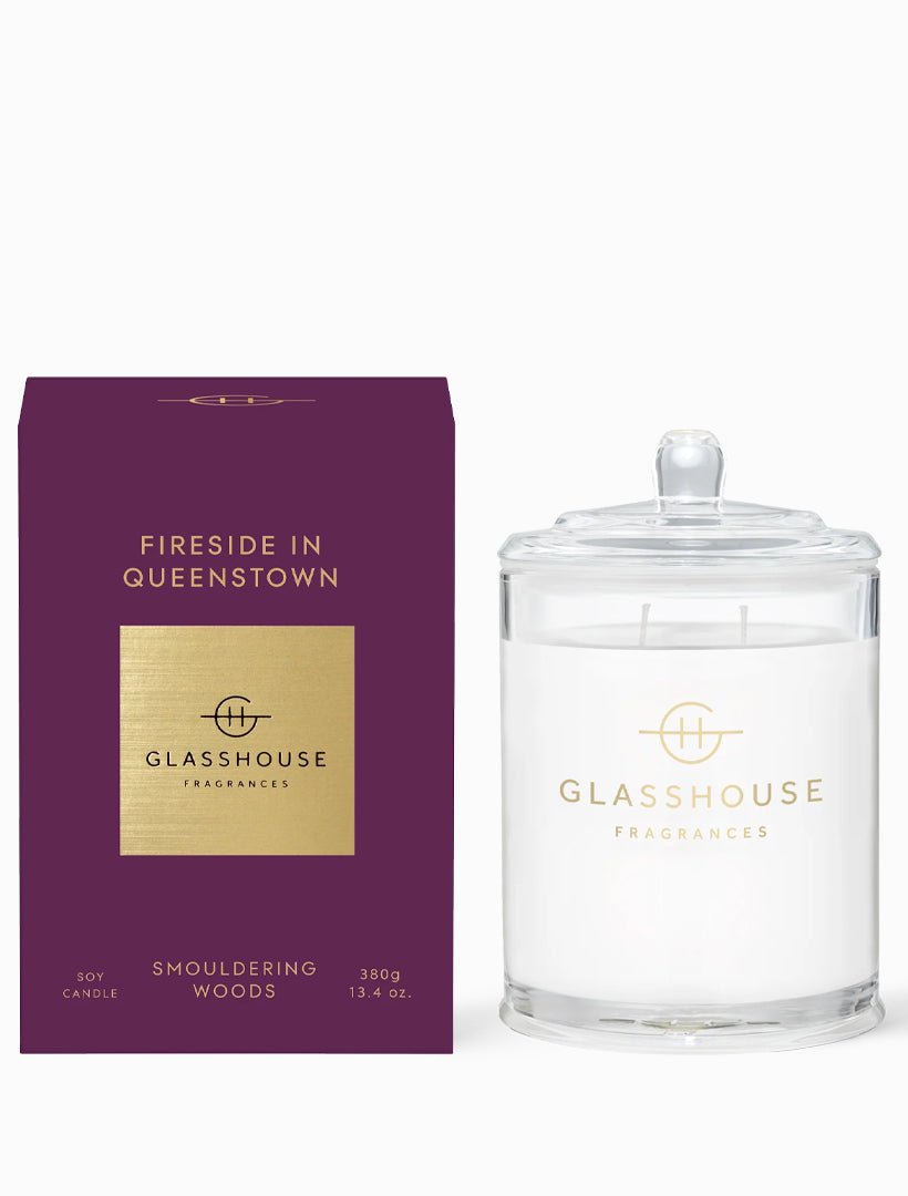 Glasshouse Fragrances Fireside In Queenstown Candle 380g - Zjoosh