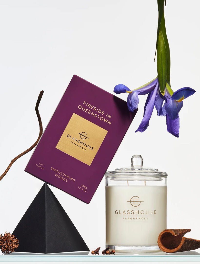 Glasshouse Fragrances Fireside In Queenstown Candle 380g - Zjoosh