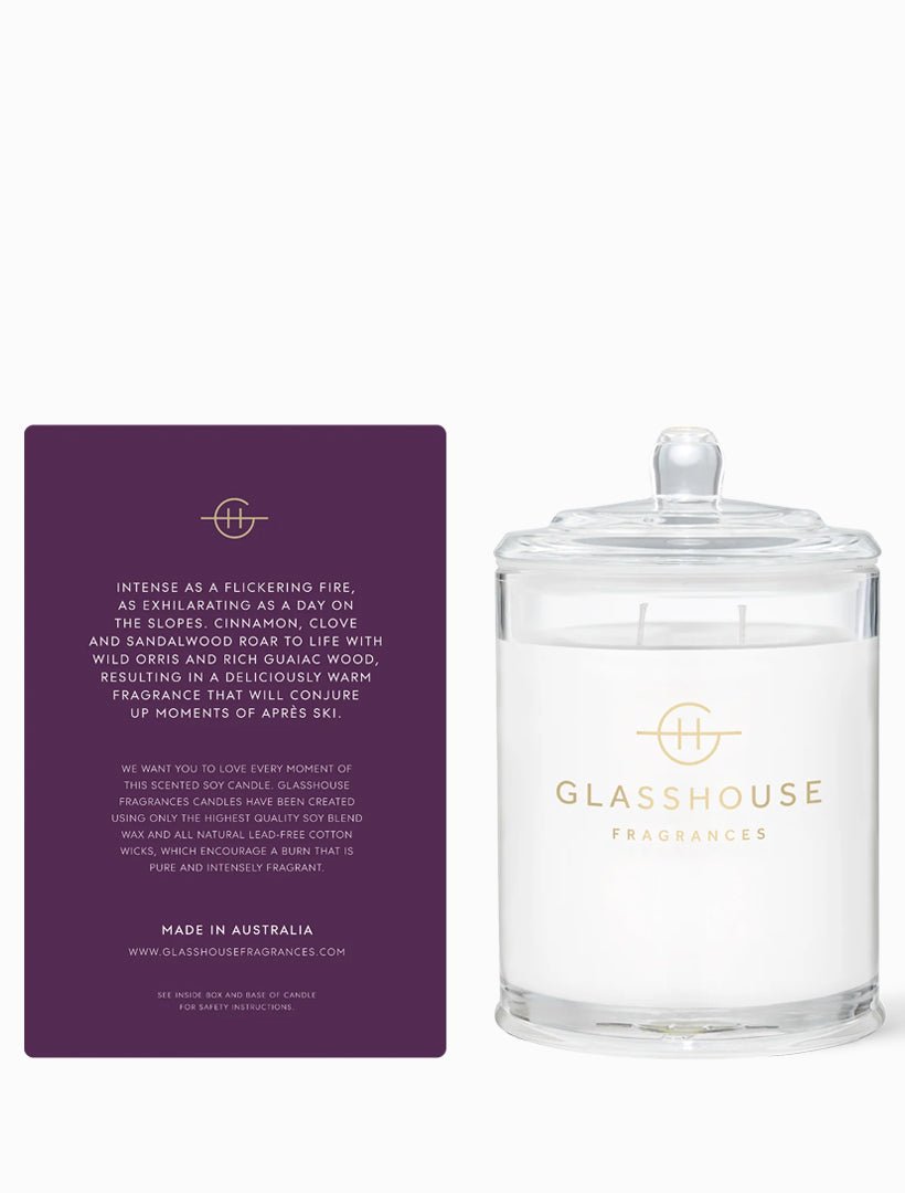 Glasshouse Fragrances Fireside In Queenstown Candle 380g - Zjoosh