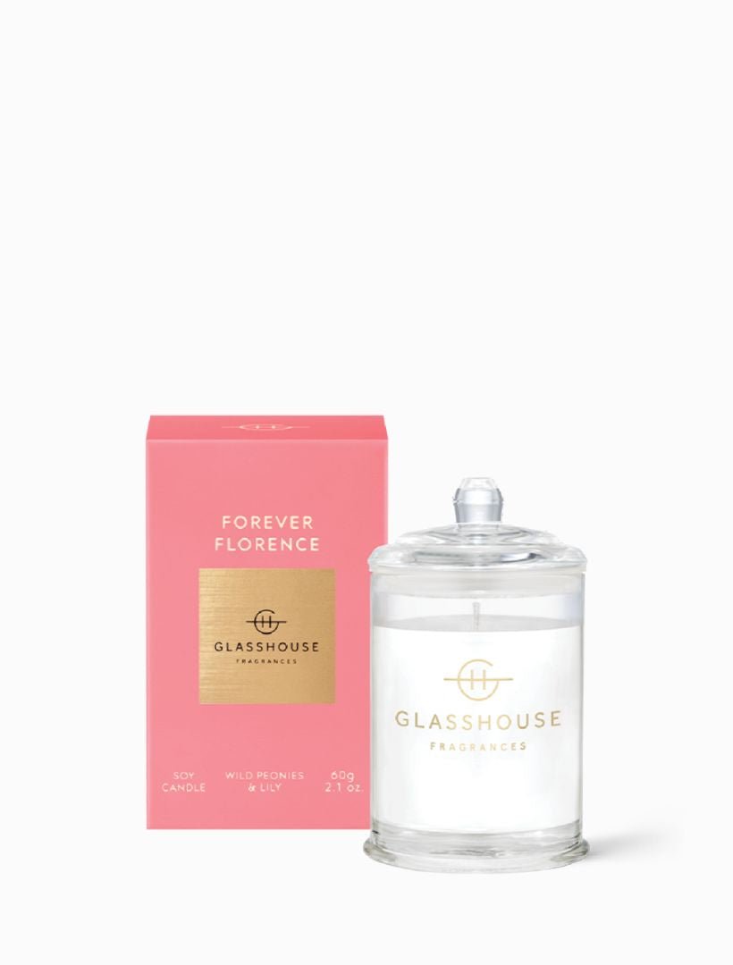 Glasshouse Fragrances Forever Florence Mini Candle 60G - Zjoosh