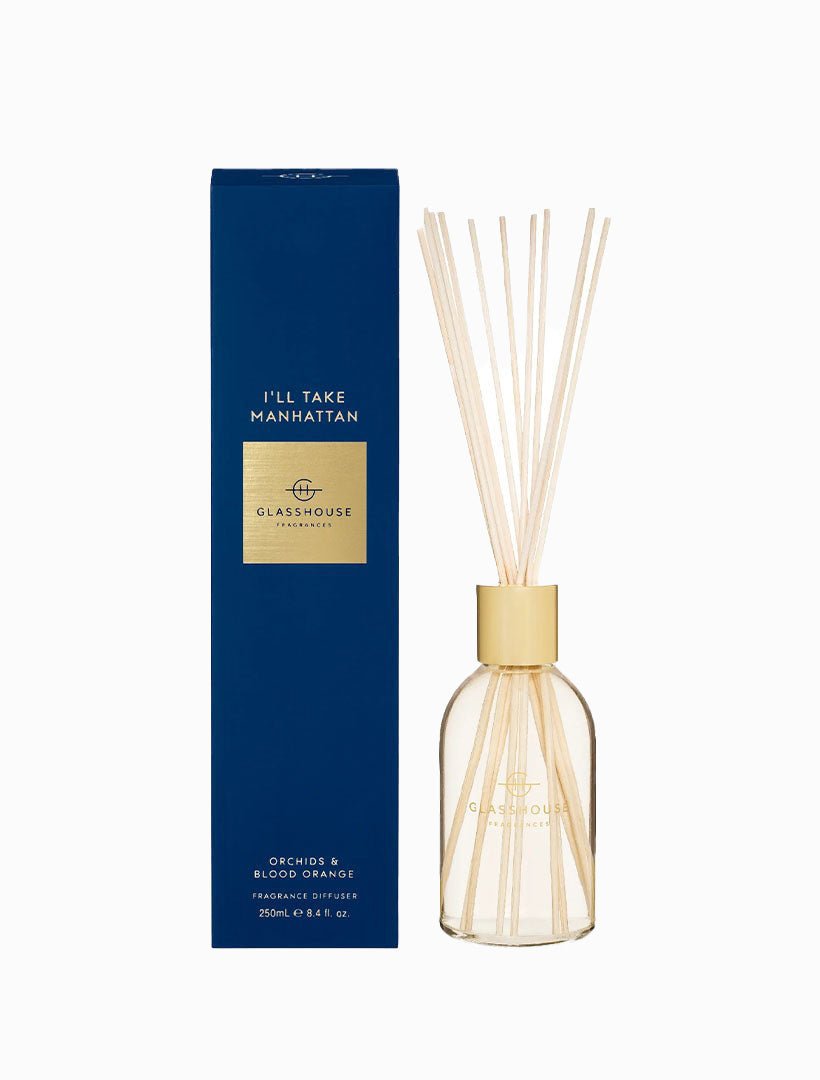 Glasshouse Fragrances I&#39;ll Take Manhattan Diffuser 250ml - Zjoosh