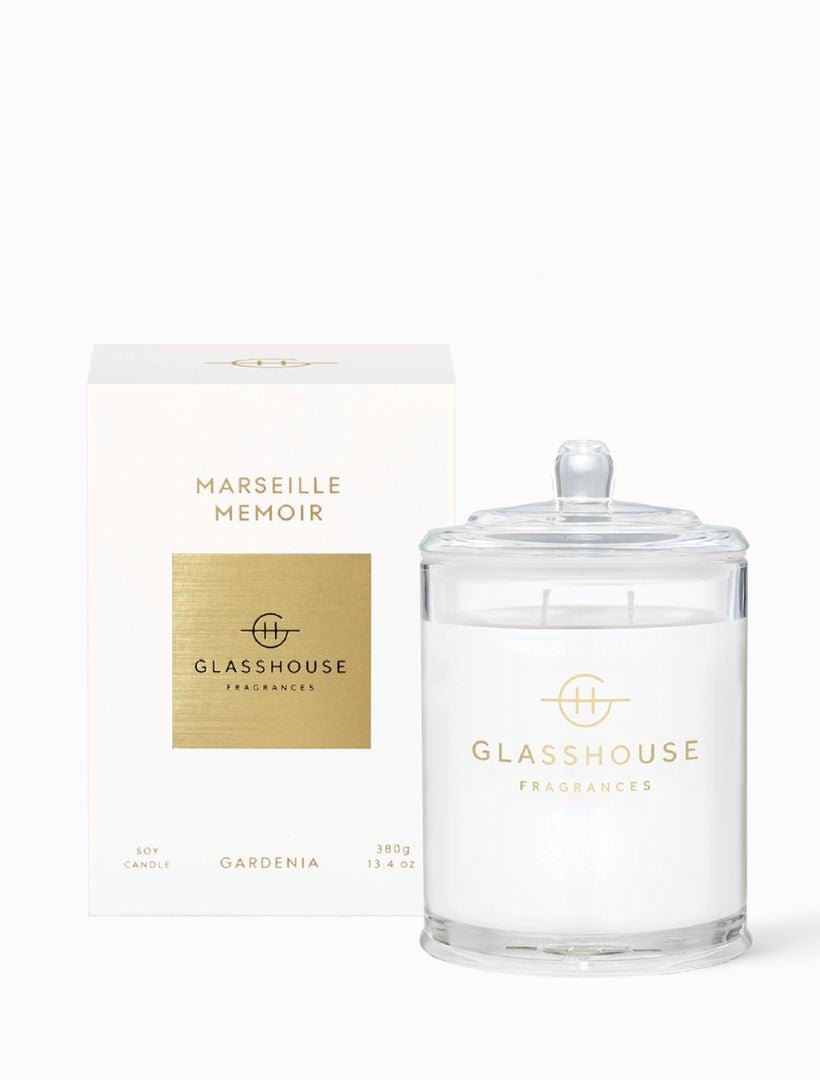 Glasshouse Fragrances Marseille Memoir Candle 380G - Zjoosh