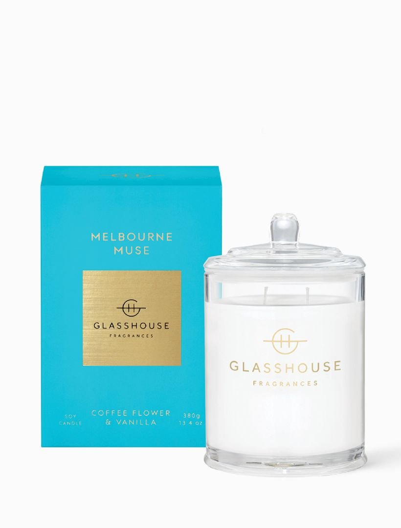 Glasshouse Fragrances Melbourne Muse Candle 380G - Zjoosh