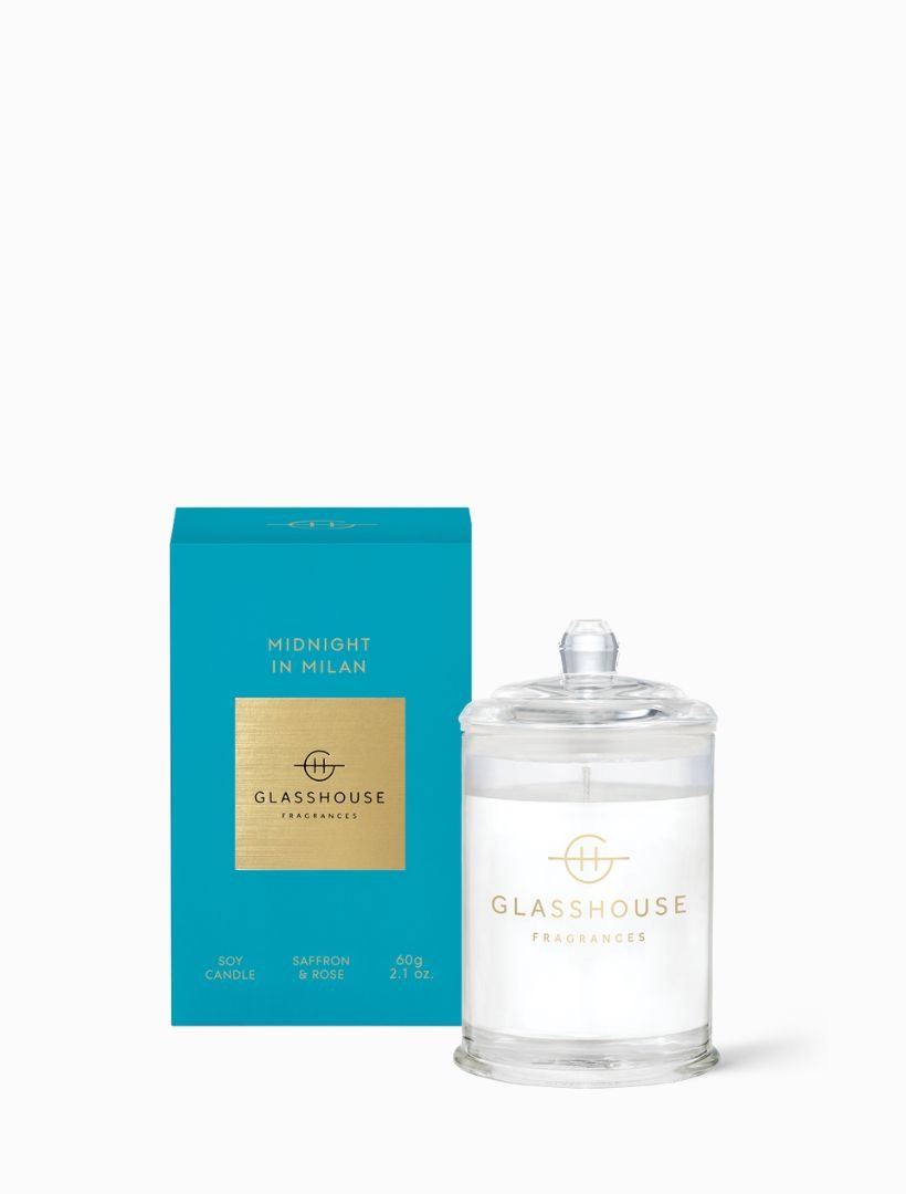 Glasshouse Fragrances Midnight in Milan Mini Candle 60G - Zjoosh