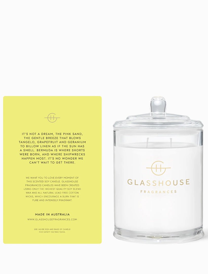 Glasshouse Fragrances Sunkissed In Bermuda Candle 380g - Zjoosh