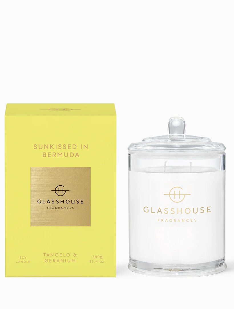 Glasshouse Fragrances Sunkissed In Bermuda Candle 380g - Zjoosh