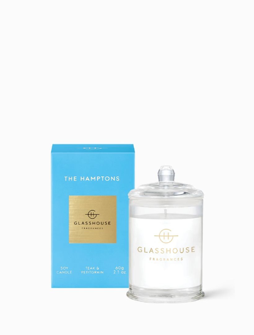 Glasshouse Fragrances The Hamptons Mini Candle 60G - Zjoosh