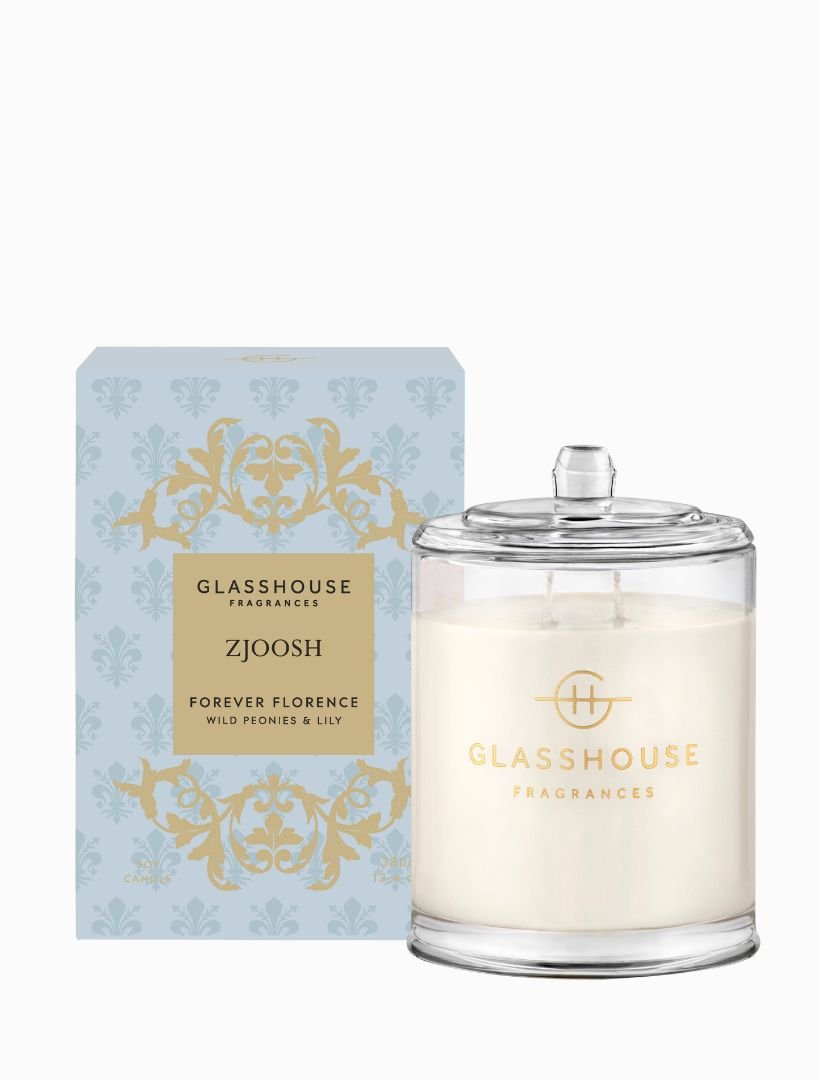 Glasshouse Fragrances ZJOOSH Forever Florence Candle 380g - Zjoosh