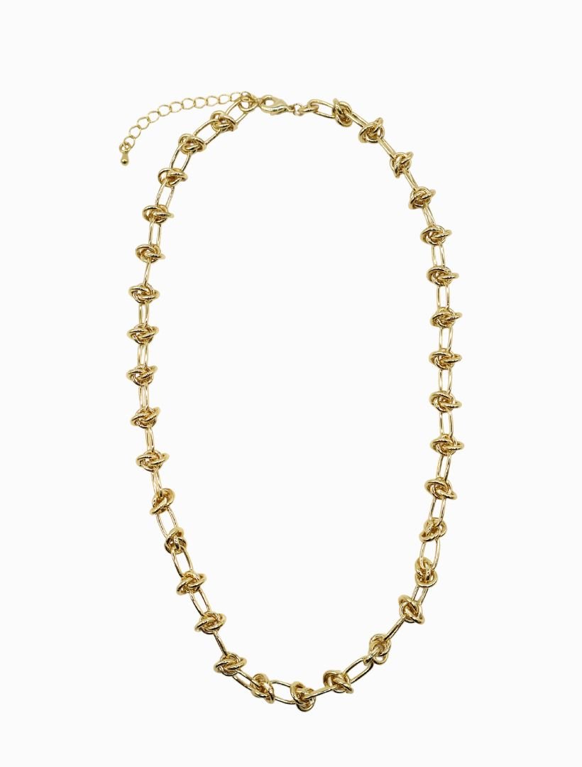 Gold Knot Necklace - Zjoosh